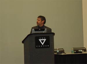 Photo Jamie ThompsonNeal Richmond, chief executive officer at the agency, explained to attendees how the system has seen several area of success since its launch. 