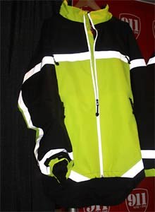 Photo Scott M. BrunerNine 1 One Gear's new line of jackets is displayed at FDIC.