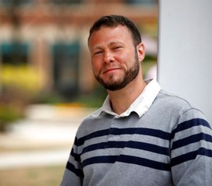In this photo taken March 30, 2017, Ismail Royer poses for a photograph in Arlington, Va. Royer was been released from prison after serving more than 13 years on charges that he provided assistance to friends who wanted to join the Taliban after the Sept. 11 attacks.