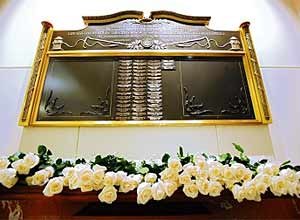 Photo FDNYThe Memorial Wall honoring the 55 members who have died as a result of World Trade Center-related illnesses. It hangs in the lobby of FDNY Headquarters.