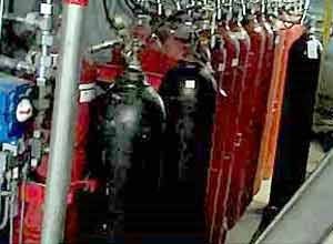 Photo YouTube
A Marioff water mist system like the one seen in this image discharged nitrogen, injuring an NFA instructor during a simulation.