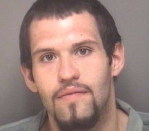Matthew Carver was recaptured after an overnight manhunt following a report about a suspicious man.