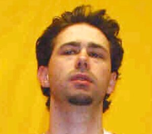 This undated file photo provided by the Ohio Department of Rehabilitation and Correction shows Casey Pigge, charged with the Feb. 1, 2017, strangulation death of fellow inmate David Johnson on a prison transport van, two days after Pigge pleaded guilty to the Feb. 23, 2016, beating death of cellmate Luther Wade.