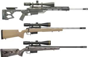 The M2012 is available in three models, all of which feature .308 Winchester chambers and one with an optional .260 Remington chamber. (Photo courtesy Colt)