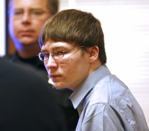In this April 16, 2007, file photo, Brendan Dassey appears in court at the Manitowoc County Courthouse in Manitowoc, Wis. (Dan Powers/The Post-Crescent, Pool, File)