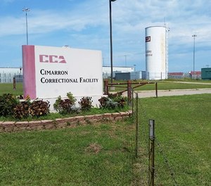This Monday, Sept. 14, 2015 file photo shows the Cimarron Correctional Facility in Cushing, Okla. (AP Photo/Kelly Kissel, File)