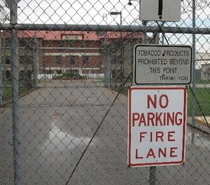 This photo shows the medium-security building at the Topeka Correctional Facility, the prison in Kansas for women offenders, Friday, Sept. 7, 2012, in Topeka, Kan.