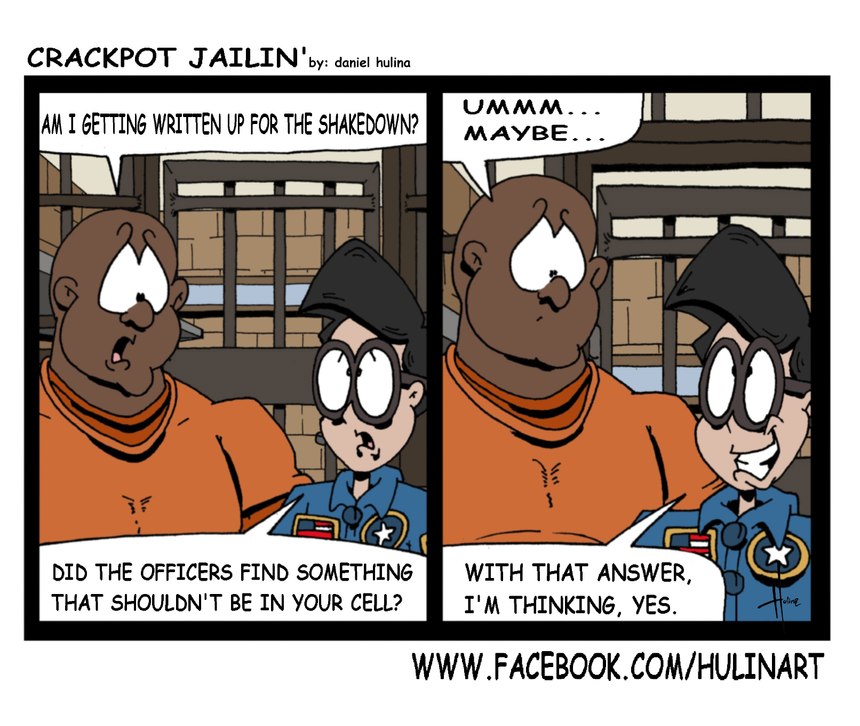 Human Behavior Correctional Education Comic Correctional officer humor comic: Am I getting written up?