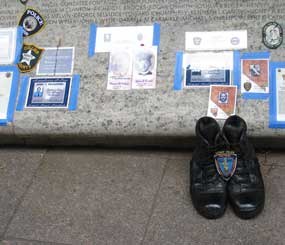 The above photo is one of the most powerful I saw during 2010. It was taken at the Memorial in D.C. during Police Week by my friend and colleague, Robert Dippell.
