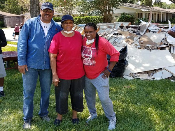 Post-Harvey community recovery efforts.