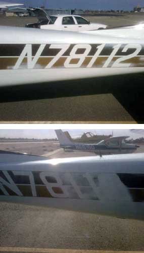 Concerned about the safety of a pilot flying a poor approach to the Chowchilla airport, Chief Jay Varney headed out to investigate. Upon arrival, he spotted a man spraying white paint over the airplane’s tail number.