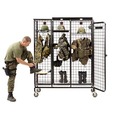 Law Enforcement Storage Solutions - Wall Mount Tool Grid - GearGrid