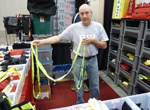 Photo Rick MarkleyGolfire's Pest has a strap with a tensile strength of 4,000 pounds, said John Price, company owner and CEO.
