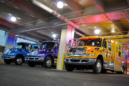The children hospital ambulances aim to keep children as happy as possible.