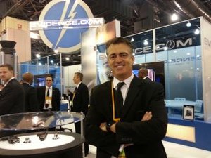 Rick Smith, CEO of TASER International, at IACP 2013 in Philadelphia.