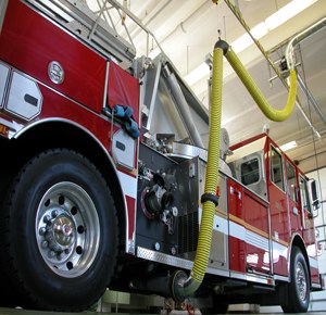 The Magnetic Grabber® Vehicle Exhaust Removal System removes hazardous exhaust.