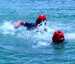 For water training, you can achieve the needed protection on top of docks, various decks, and even boats (with or without engines), when you pad up those surfaces with the right kind of training gear.