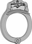 Clear Cuff Training Handcuff