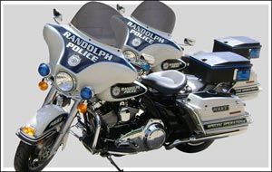 Randolph Police Dept. Motorcycles