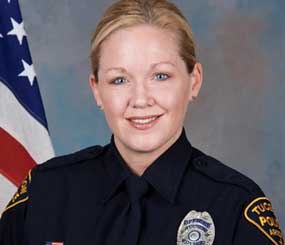 Tucson Police Officer Nancy Fatura drive-stunned, then shot an aggressive suspect in a chaotic scene outside a restaurant. (Photo courtesy Betsy Brantner Smith)