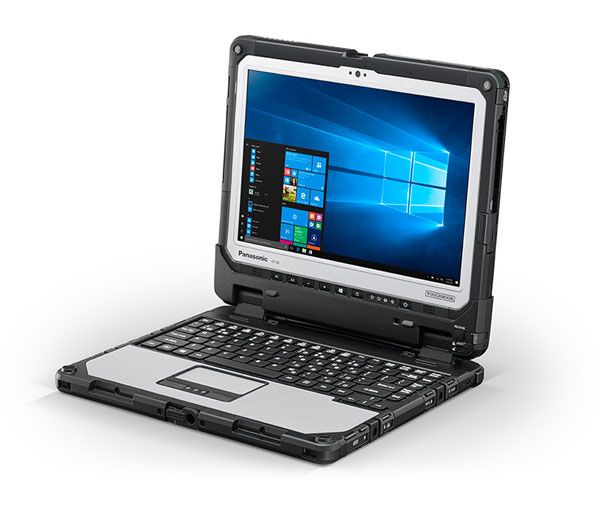 The Toughbook 332‐in‐1 Detachable Laptop provides six flexible usage modes and offers two keyboards to choose from to accommodate the unique needs of different mobile professionals.