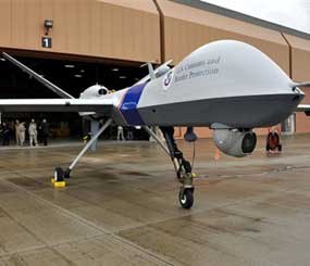 The United States Customs and Border Protection operates a half dozen Predator B unmanned air vehicles (UAVs) over our borders and along our coastal waters.
