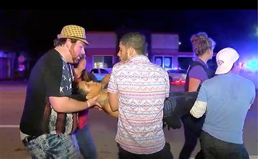 Victim carried out of Pulse nightclub Orlando
