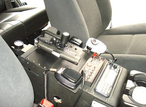 Photo Courtesy US RACThe RAC:Anti-Theft Storage System can be installed at the station or in a patrol car, within the trunk or glove compartment. It can also be built to specification for specialty vehicles.