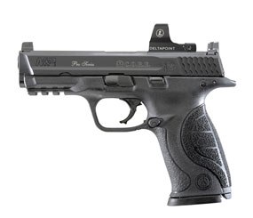 Available with a 4.25″ or 5.0″ barrel in 9mm or 40S&W, the new CORE appears at first glance to be a standard M&P, but it is factory-built to be used with a small red dot sight as the primary aiming method.