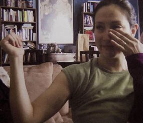 In this file photo captured from video on Jan. 1, 2012 provided by the San Francisco District Attorney's Office, Eliana Lopez is seen with a bruised right arm in San Francisco. Less than two years after moving to the United States, Lopez blogged about her hopes and aspirations for her new, simpler life as a wife and mother, far from the bright lights of Latin American TV and movies. Now, Lopez is back in the spotlight as an alleged victim of domestic violence by her husband, embattled San Francisco sheriff Ross Mirkarimi.