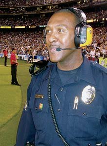 Photo courtesy SensearThe public safety applications for the Sensear muffs range from incident management to security in high noise environments such as a concert or sporting event.