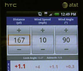 With the Shooter app, you can input target dimensions in US or Metric values and reticle measurements in Mils, MOA, or IPHY.