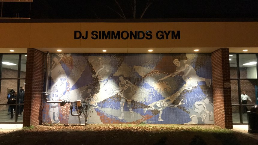 The Randolph High School gymnasium, where D.J. spent hours as a teen, was recently renamed after him.