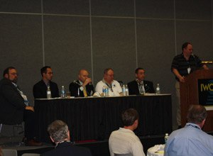 Photo Scott BrunerAt the IWCE 2010 show in Las Vegas a panel of communications experts debated the future of public safety radio.