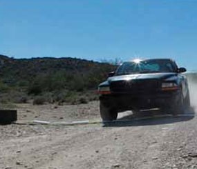 The Viper is a tire-spike device, but one with a lower profile and more remote operation than most other tire deflation tools.