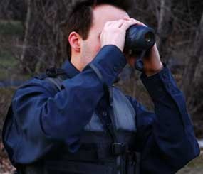 The Thermal Ally Mk II Camera is a handheld monocular, slightly larger than a full sized pair of binoculars (7” x 2.5” x 3.75”), weighing slightly more than one pound.