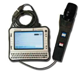 Called the TransTalk Project, a five-year program conducted by DARPA — the Defense Advanced Research Projects Agency — the software was originally run on ruggedized laptops like Panasonic Toughbooks and then on Ultra-Portable type laptops such as the Panasonic U1 UMPC. Image courtesy of Raytheon)
