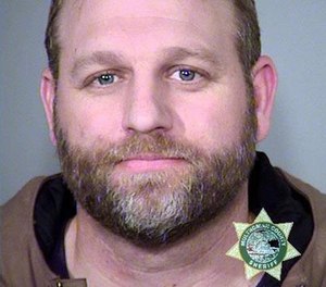 This Jan. 27, 2016, photo provided by the Multnomah County Sheriff's Office shows Ammon Bundy, one of the members of an armed group that occupied central Oregon's Malheur National Wildlife Refuge. (Multnomah County Sheriff via AP, File)