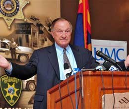 Pima County Sheriff Clarence Dupnik described the suspect, Jared Loughner, 22, as mentally unstable. (AP photo)