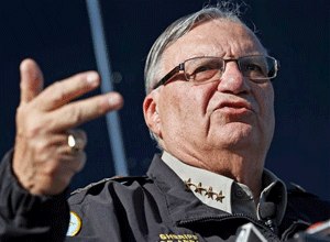 Maricopa County Sheriff Joe Arpaio speaks with the media in Phoenix.  (AP Photo/Ross D. Franklin, File)
