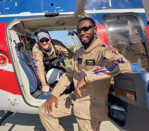 Trail-blazing Haitian EMT Claudel Gedeon, is hoping to complete his paramedic education in the United States.