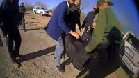 Video: Border agents pull woman smuggled in duffle bag from fiery wreck