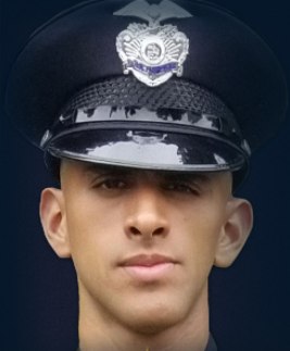 Officer Fernando Arroyos, 27, was shot to death the night of Jan. 10 while house-hunting with his girlfriend.