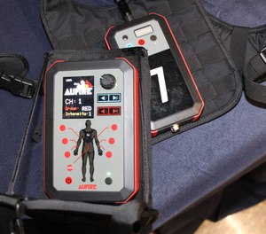 The AUFIRE trainer uses radio signals rather than Bluetooth for greater signal stability.