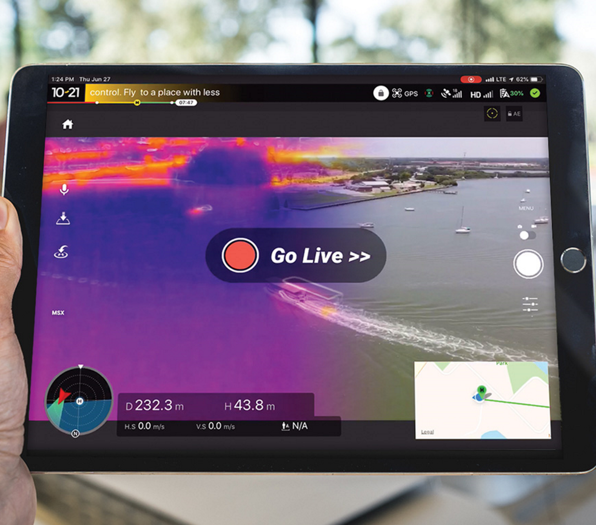 raptor streaming video drone