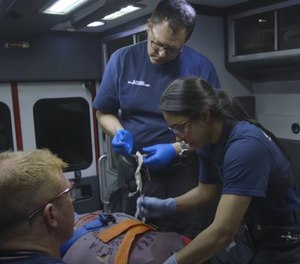 Michelle Khare dedicated her video to “all of the incredible first responders” and thanked South Metro Fire Rescue.