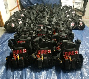 The Seattle Fire Foundation is seeking to raise enough money to equip every Seattle firefighter with body armor and helmets. The department currently has 70 sets of body armor. (Photo/Seattle Fire Foundation Facebook)