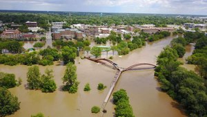 A blend of field technologies, including unmanned aerial systems (UAS), GNSS and total stations, allowed Midland County to efficiently, and safely, recover from a 500-year flooding event.