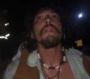 Michael Gonzales had allegedly threatened his neighbors with brass knuckles and vandalized their fence.