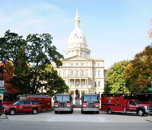 Lansing Fire Department firefighter Michael Lynn Jr. claims the city failed to prevent ongoing discrimination directed at him and other black firefighters in the department.